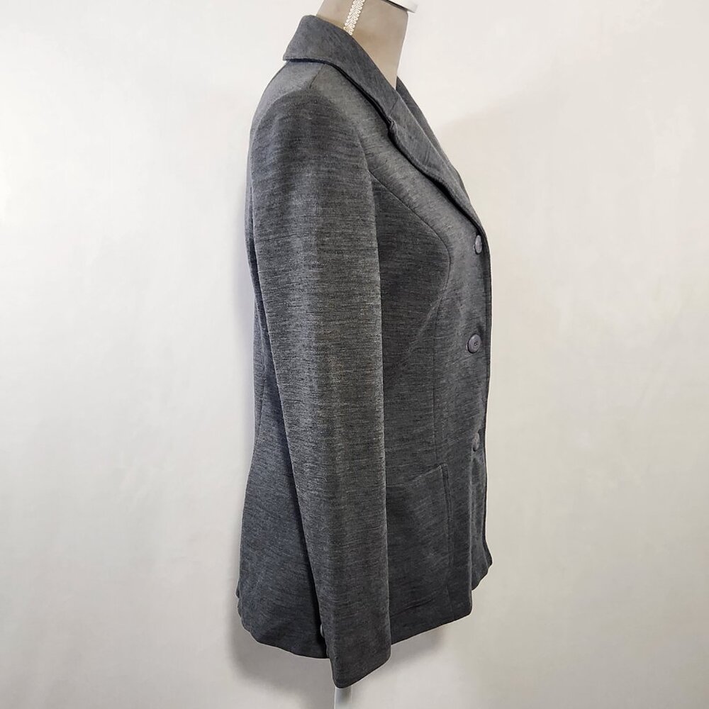Pendleton Women's Size Medium Gray Three Button F… - image 8
